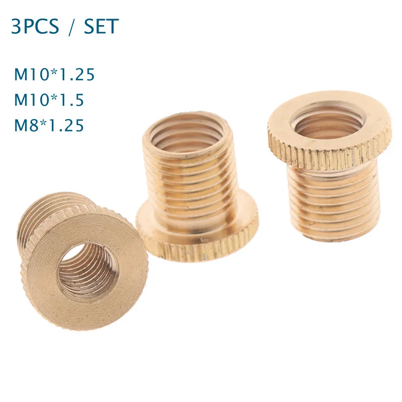 3pcs/SET M10*1.25, M10*1.5, M8*1.25 Universal Car Auto Gear Stick Shift Shifter Knob Head Thread Screw Adapter
3pcs/SET M10*1.25, M10*1.5, M8*1.25 Universal Car Auto Gear Stick Shift Shifter Knob Head Thread Screw Adapter