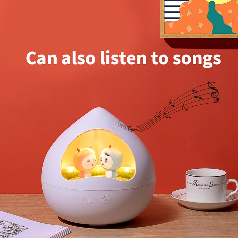 Rotating Music Box Light Portable Usb Charging Bedroom Warm Atmosphere Colorful Romantic Cartoon Rotating Bedside Table Lamp
Rotating Music Box Light Portable Usb Charging Bedroom Warm Atmosphere Colorful Romantic Cartoon Rotating Bedside Table Lamp