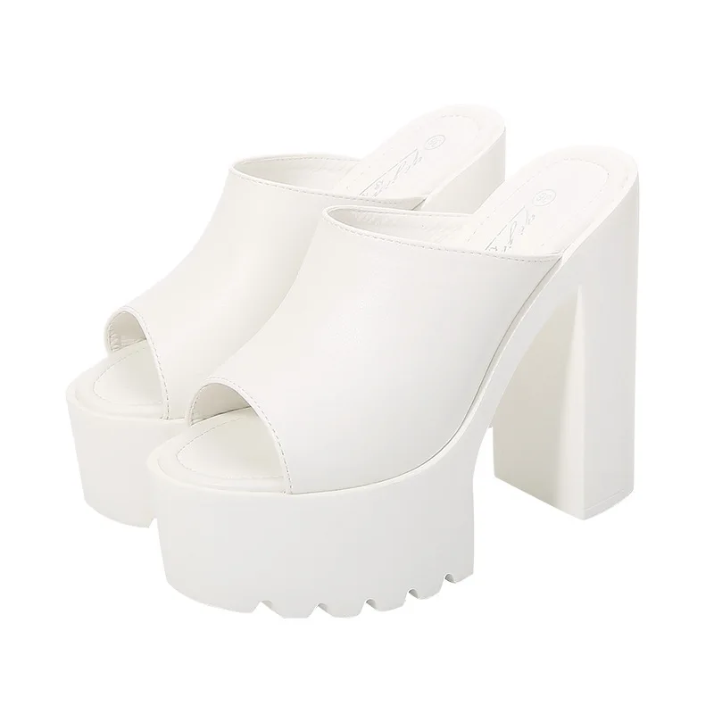 Shoes Ladies' Slippers Peep Toe Luxury Slides Women Heels Platform Square heel Designer High Block Soft Fabric Rubber Scandals P
Shoes Ladies' Slippers Peep Toe Luxury Slides Women Heels Platform Square heel Designer High Block Soft Fabric Rubber Scandals P