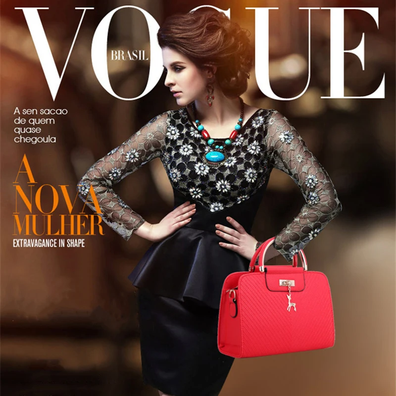 women bags 2020 new Clutch bag sac a mains femme cuir de luxe Deer Decor large capacity Shoulder PU Leather Female Travel Bag
women bags 2020 new Clutch bag sac a mains femme cuir de luxe Deer Decor large capacity Shoulder PU Leather Female Travel Bag