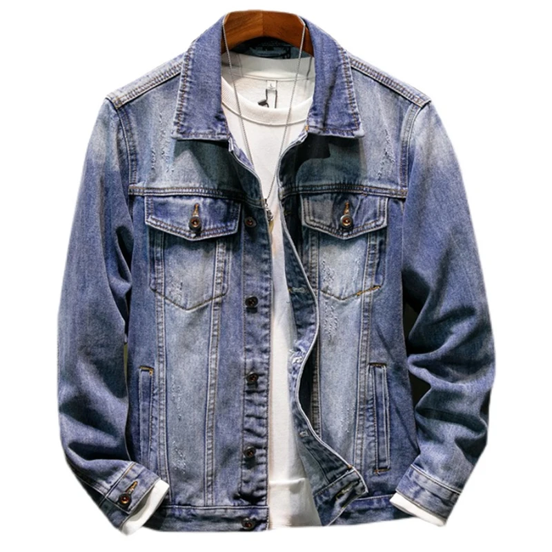 Autumn Men's Fashion Loose Denim Jacket Classic Blue Plus Size Casual Coat High Quality Men's Street Handsome Denim Coat M-5XL
Autumn Men's Fashion Loose Denim Jacket Classic Blue Plus Size Casual Coat High Quality Men's Street Handsome Denim Coat M-5XL