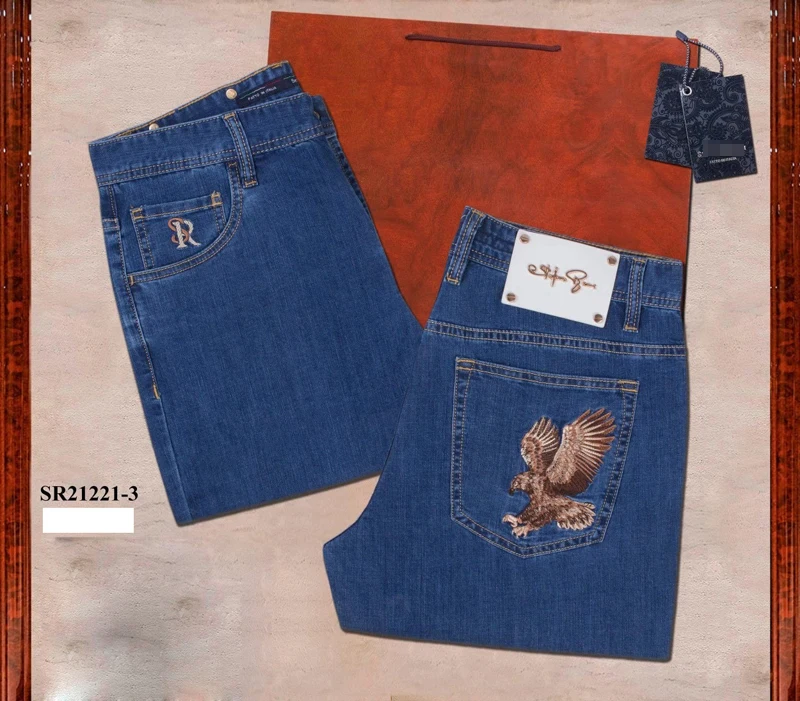 BILLIONAIRE Jeans thin men 2021 spring summer new style fasion embroidery pattern high fabric gentleman jeans free shipping
BILLIONAIRE Jeans thin men 2021 spring summer new style fasion embroidery pattern high fabric gentleman jeans free shipping