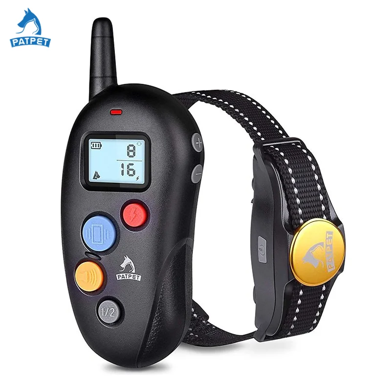 Patpet Anti bark collar Adjustable Shock Levels Shock Collar Dog Training Collar Electric for 2 Dogs Remote Waterproof 300M P310
Patpet Anti bark collar Adjustable Shock Levels Shock Collar Dog Training Collar Electric for 2 Dogs Remote Waterproof 300M P310