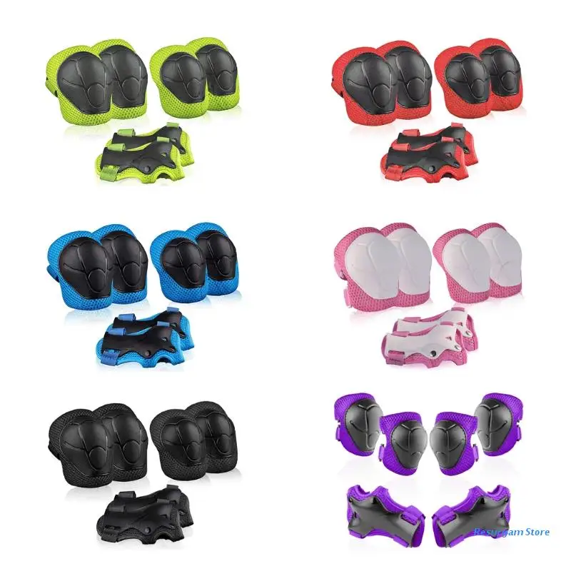 

3 in 1 Kids Protective Gear Set for Skateboarding BMX Skating Cycling Rollerblading Scooter Riding Sports Knee Drop Shipping