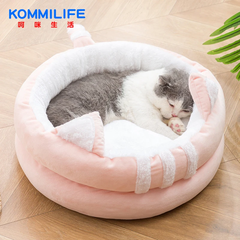 Round Soft Velvet Cat Bed House For Cats Winter Warm Sleeping Nest Sofa Mat Puppy Kennel Pet Cushion Cat Accessories Cat Basket
Round Soft Velvet Cat Bed House For Cats Winter Warm Sleeping Nest Sofa Mat Puppy Kennel Pet Cushion Cat Accessories Cat Basket