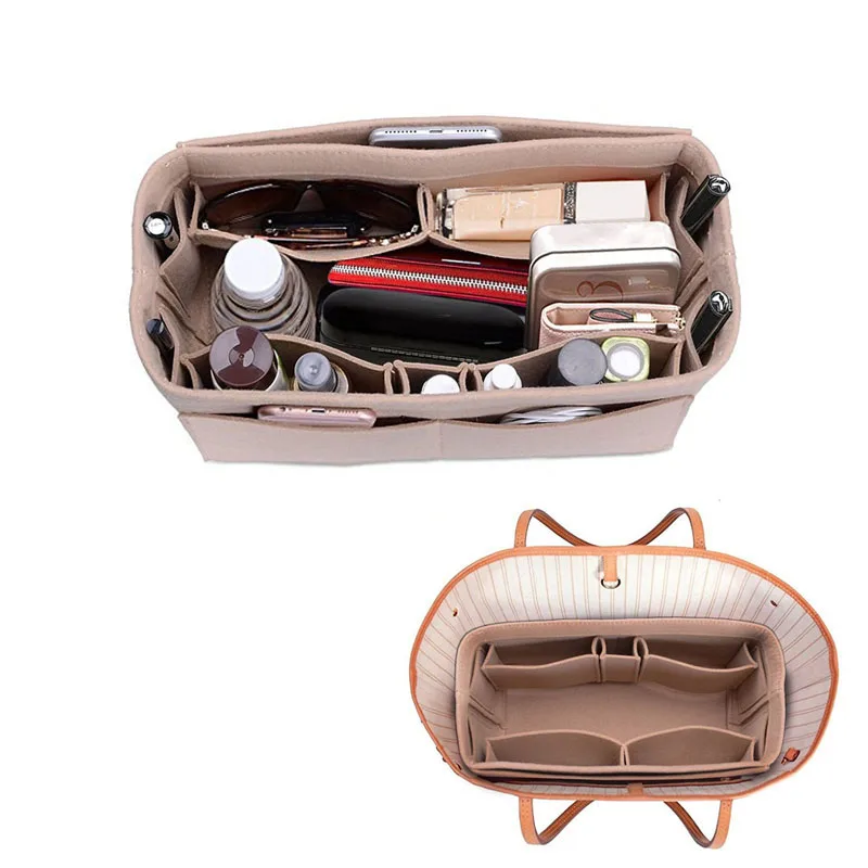 Women Felt Cosmetic Bag,Make up Organizer Insert Bag For Handbag,Travel Toiletry Storage Bags Fit Speedy Neverfull
Women Felt Cosmetic Bag,Make up Organizer Insert Bag For Handbag,Travel Toiletry Storage Bags Fit Speedy Neverfull