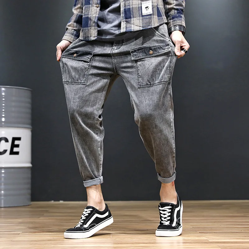 Loose Jeans Male Feet Haroun Pants Nine Minutes Of Pants Summer Big Yards Trendy Straight Nine Points Of Trousers
Loose Jeans Male Feet Haroun Pants Nine Minutes Of Pants Summer Big Yards Trendy Straight Nine Points Of Trousers