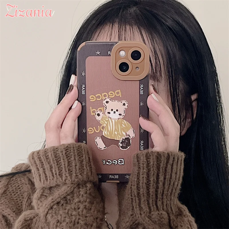 Lovely Fashion Brown Cartoon EnglishLittle bear Phone Case For iPhone 13 12 11 Pro Max XS Max XR X 7 8 Plus Shockproof Cover New
Lovely Fashion Brown Cartoon EnglishLittle bear Phone Case For iPhone 13 12 11 Pro Max XS Max XR X 7 8 Plus Shockproof Cover New