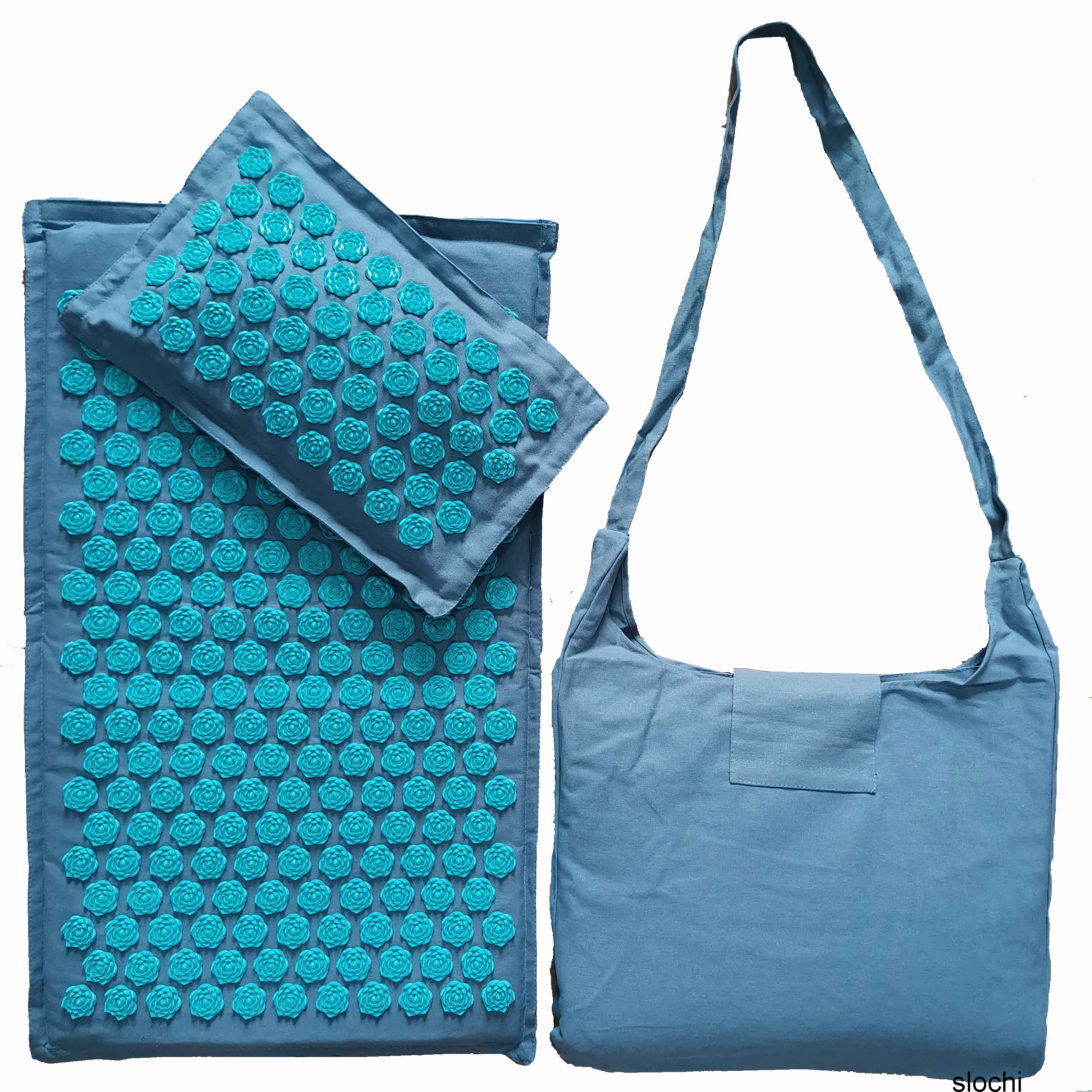 74*44cm Nature Linen Coconut Palm Massage Yoga Mat Sport Pillow Mat with Bag Lotus Spike Acupressure Mat Cushion Accupresure Mat
74*44cm Nature Linen Coconut Palm Massage Yoga Mat Sport Pillow Mat with Bag Lotus Spike Acupressure Mat Cushion Accupresure Mat
