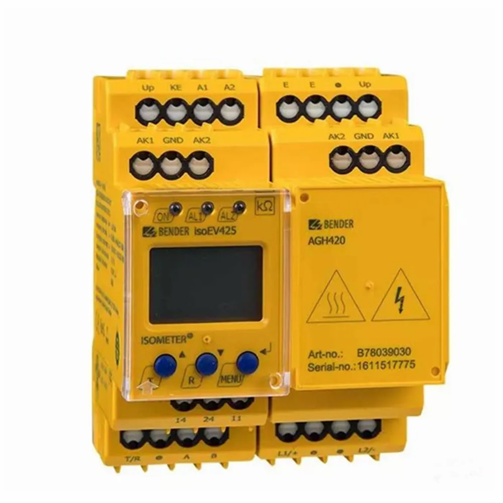Bender ISOMETER isoEV425 with coupling device AGH420 for DC Charging Stations EV Charger Electric Vehicles
Bender ISOMETER isoEV425 with coupling device AGH420 for DC Charging Stations EV Charger Electric Vehicles