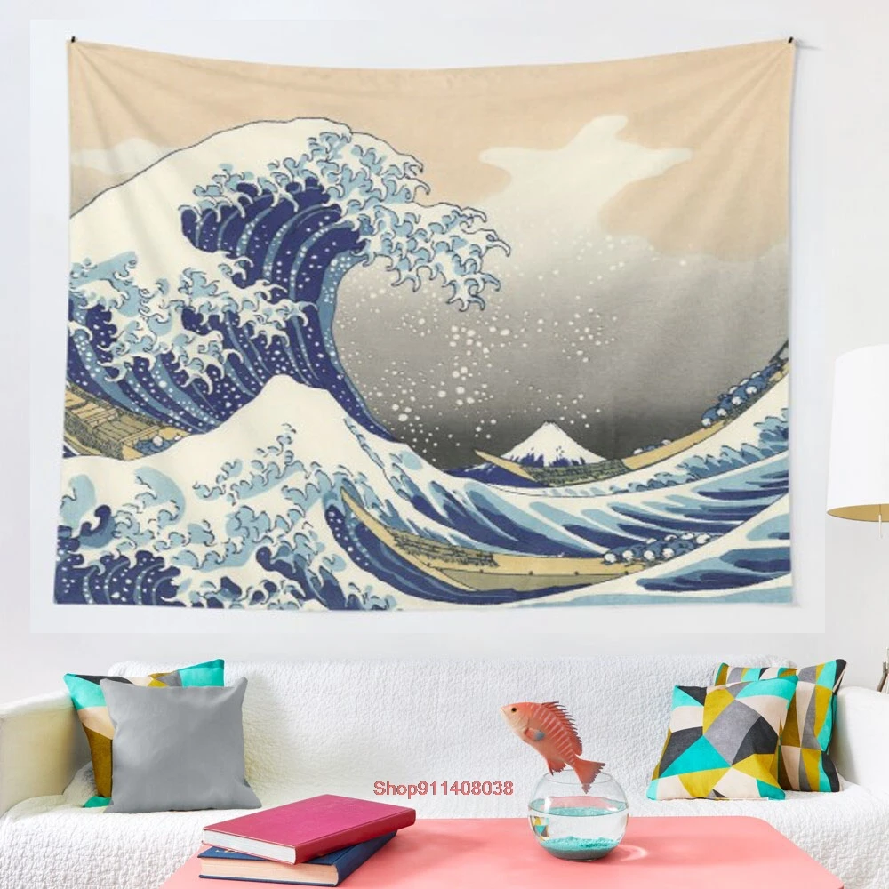 Hokusai 1760 1849 The Great Wave off Kanagawa tapestry Psychedelic Colorful Wall Hanging Tapestries Dorm Wall Art Yoga Mat
Hokusai 1760 1849 The Great Wave off Kanagawa tapestry Psychedelic Colorful Wall Hanging Tapestries Dorm Wall Art Yoga Mat