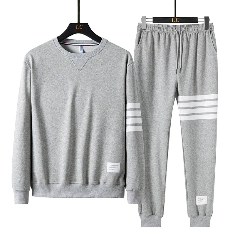 Autumn Winter Plush Suit Warm Trend Handsome Fashion Simple Long Sleeve Trousers Sports Leisure Thickened Sweater Two Piece Set
Autumn Winter Plush Suit Warm Trend Handsome Fashion Simple Long Sleeve Trousers Sports Leisure Thickened Sweater Two Piece Set