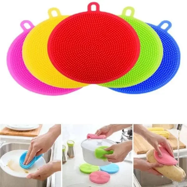 12Pcs Silicone Cleaning Brushes Soft Silicone Scouring Pad Washing Sponge Dish Bowl Pot Cleaner Washing Tool Kitchen Accessories
12Pcs Silicone Cleaning Brushes Soft Silicone Scouring Pad Washing Sponge Dish Bowl Pot Cleaner Washing Tool Kitchen Accessories
