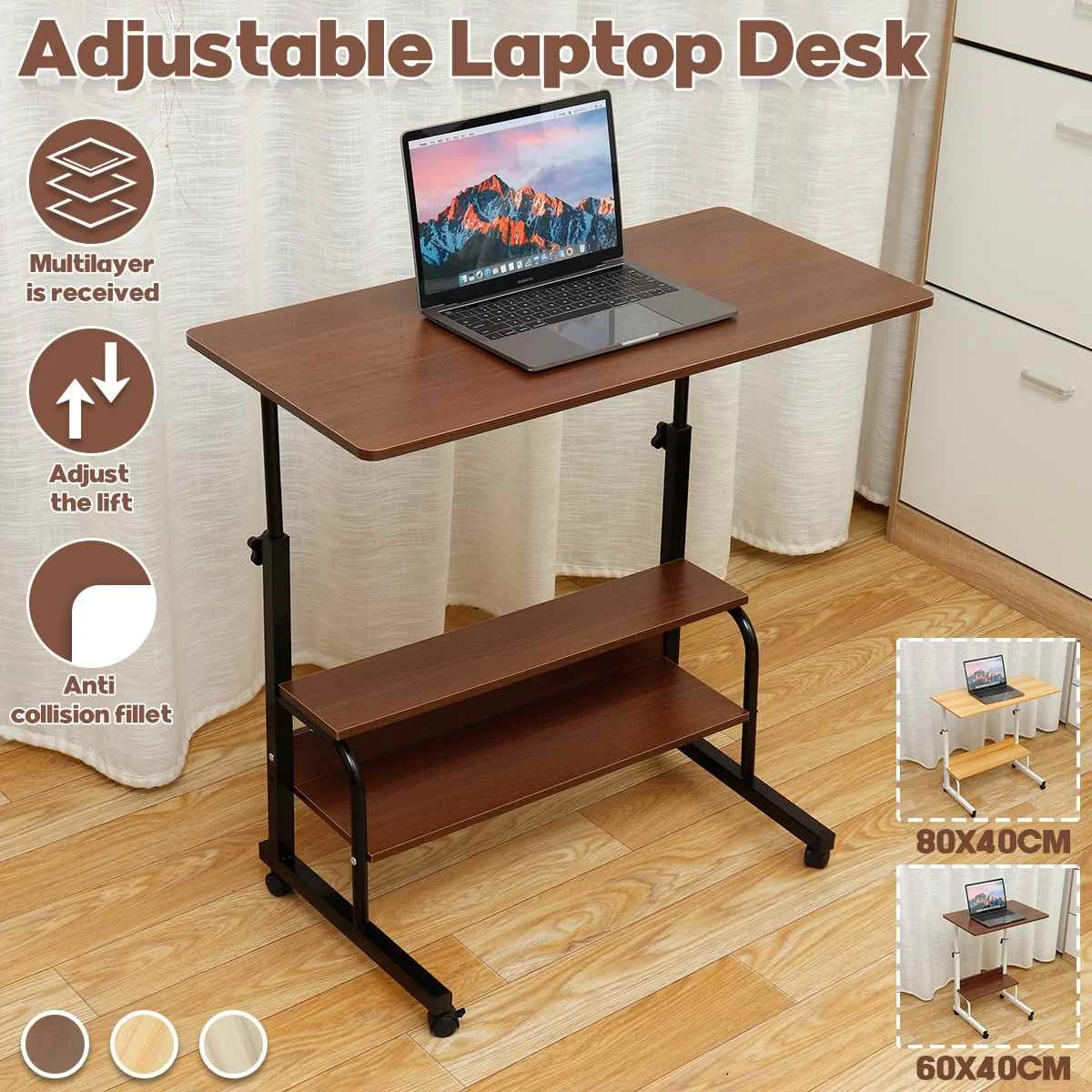 Upgrade Computer Table Adjustable Portable Laptop Desk Rotate Laptop Bed Table Can be Lifted Standing Desk 80x40cm Dropshipping
Upgrade Computer Table Adjustable Portable Laptop Desk Rotate Laptop Bed Table Can be Lifted Standing Desk 80x40cm Dropshipping