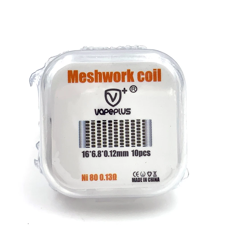 Origial Meshwork Coil SS3316 Ni80 A1 M Coil 0.13ohm Wire for Mesh V2 RDA Kylin M RTA Etc DIY Vaporizer
Origial Meshwork Coil SS3316 Ni80 A1 M Coil 0.13ohm Wire for Mesh V2 RDA Kylin M RTA Etc DIY Vaporizer