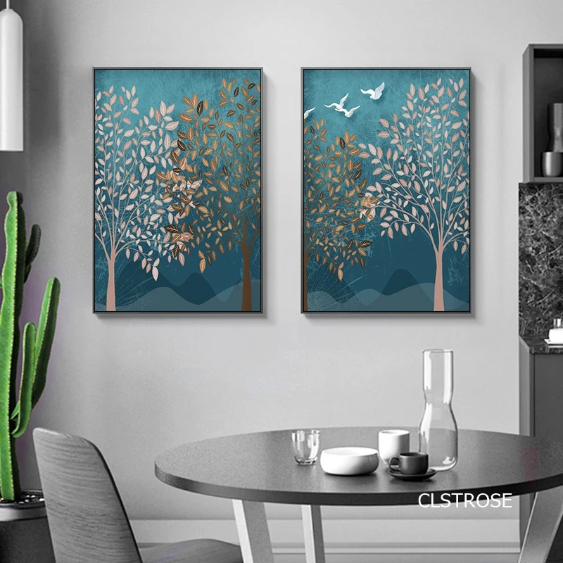 Nordic Modern Style Quiet Late Night Big Tree Deer Abstract Landscape Poster Art Living Room Passage Decoration Canvas Painting
Nordic Modern Style Quiet Late Night Big Tree Deer Abstract Landscape Poster Art Living Room Passage Decoration Canvas Painting