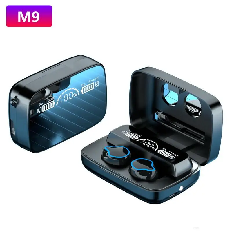 New M9 Wireless Headphones Bluetooth 5.1 Headset Touch In-ear Stereo Bass Sports Earplug with Mirror Digital Power Display
New M9 Wireless Headphones Bluetooth 5.1 Headset Touch In-ear Stereo Bass Sports Earplug with Mirror Digital Power Display