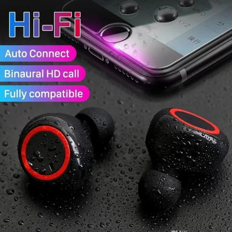 A2 Earphones Wireless Bluetooth Headphone Waterproof Stereo Sound Headset Touch Control Earbuds WIth Powerbank Charging Case
A2 Earphones Wireless Bluetooth Headphone Waterproof Stereo Sound Headset Touch Control Earbuds WIth Powerbank Charging Case