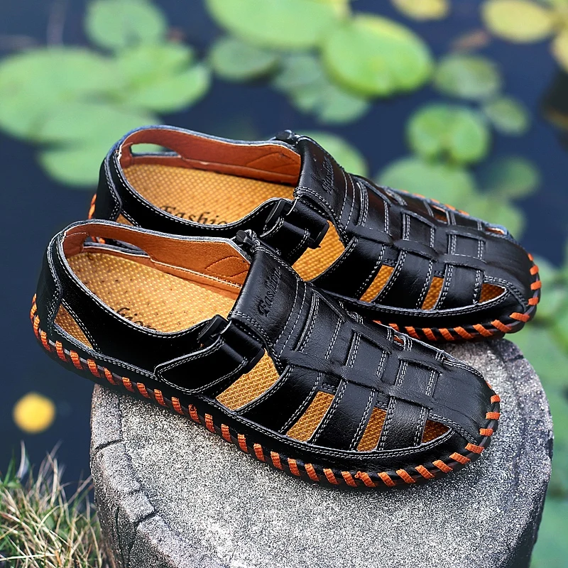 Sandalias De Verano Para Hombre Summer Leather Shoes Breathable Men Trainers Sandals Mens Sandles 2020 Man Work Men's
Sandalias De Verano Para Hombre Summer Leather Shoes Breathable Men Trainers Sandals Mens Sandles 2020 Man Work Men's