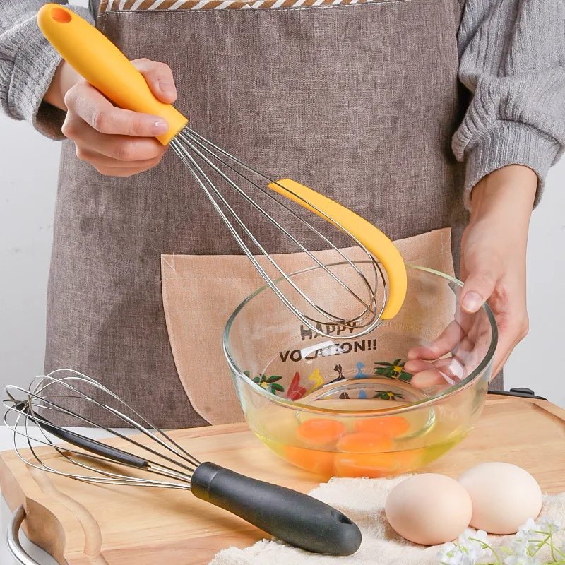 Stainless Steel Ballon Whisk With Silicone Scraper Egg Beater Blender Mixer Kitchen Baking Utensil Milk Cream Butter Whisk
Stainless Steel Ballon Whisk With Silicone Scraper Egg Beater Blender Mixer Kitchen Baking Utensil Milk Cream Butter Whisk