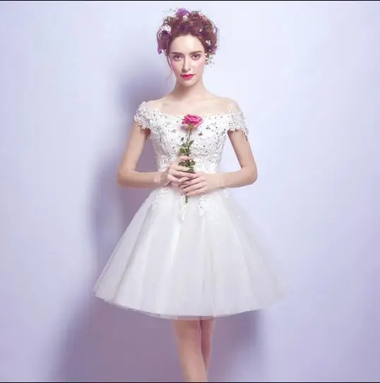 LAMYA 2020 High-waisted Wedding Dress New Short Lace Bride Party Gown Red WhitWedding Gown Bruidsjurken Vestido De Noiva
LAMYA 2020 High-waisted Wedding Dress New Short Lace Bride Party Gown Red WhitWedding Gown Bruidsjurken Vestido De Noiva