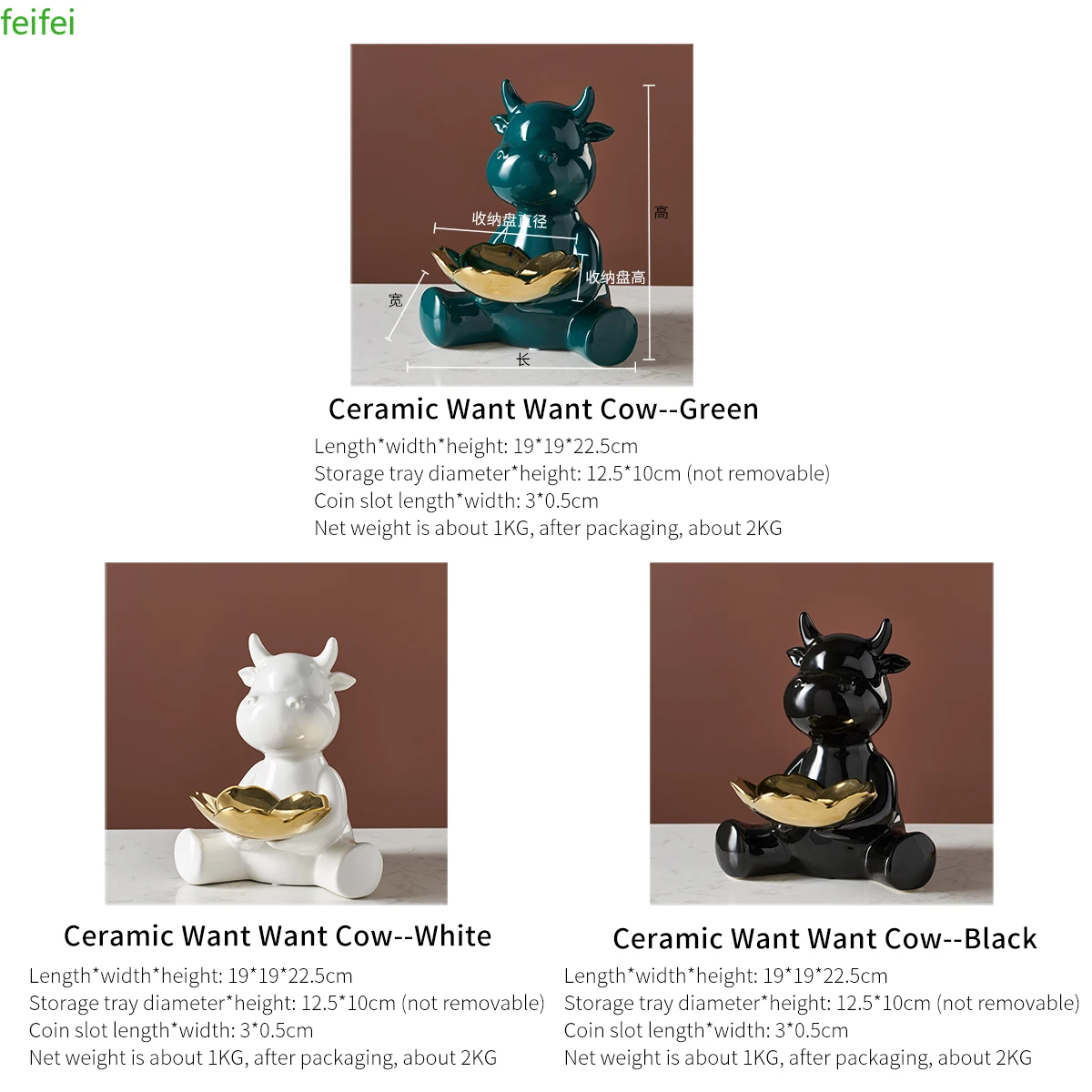 Cow Model Statues For Decoration Living Room Decoration Fruit Tray Storage Cute Animal Figurines Kitchen Decoration Accessories 
Cow Model Statues For Decoration Living Room Decoration Fruit Tray Storage Cute Animal Figurines Kitchen Decoration Accessories