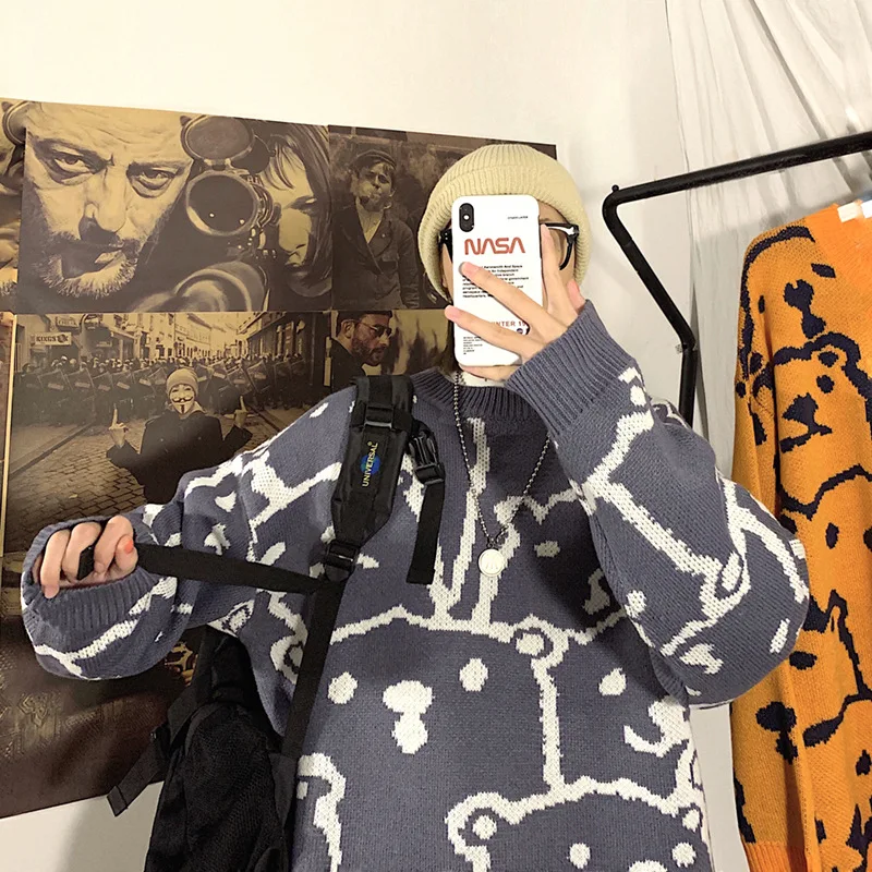 Knitted Ugly Sweater Women's Autumn/Winter 2020 Tops Pattern Printed Acrylic Material Regular Casual Style Fashion Loose
Knitted Ugly Sweater Women's Autumn/Winter 2020 Tops Pattern Printed Acrylic Material Regular Casual Style Fashion Loose