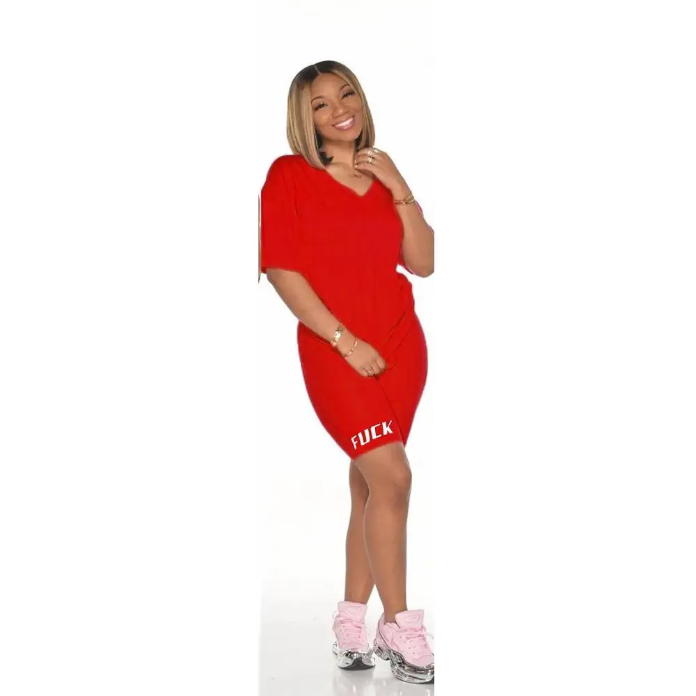 European and American women's solid color sports suit letter printing two piece suit
European and American women's solid color sports suit letter printing two piece suit