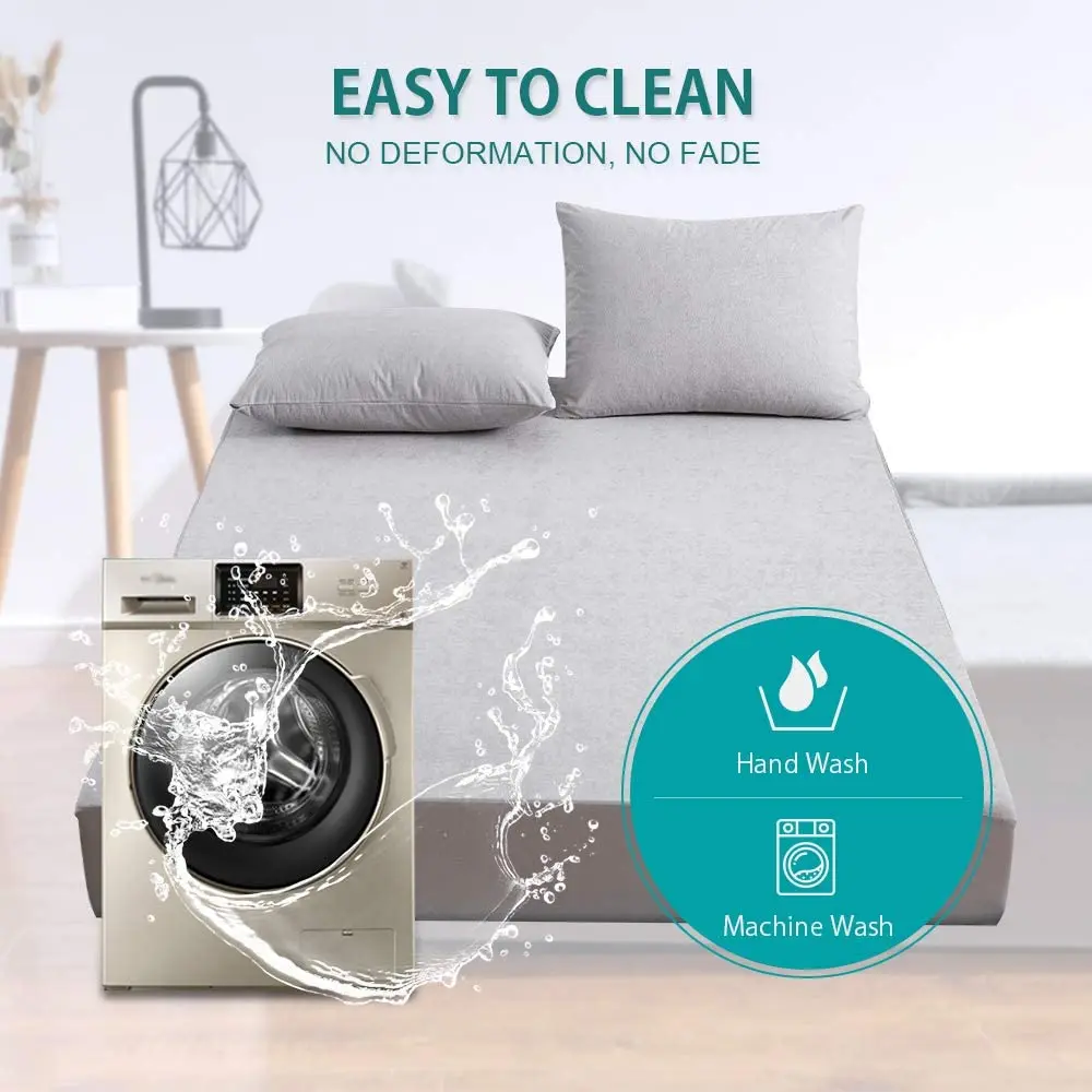 cotton terry Waterproof Mattress Protector Cover For Bed Solid gray bed sheet protector Pad Cover Anti-mite 160X200cm
cotton terry Waterproof Mattress Protector Cover For Bed Solid gray bed sheet protector Pad Cover Anti-mite 160X200cm