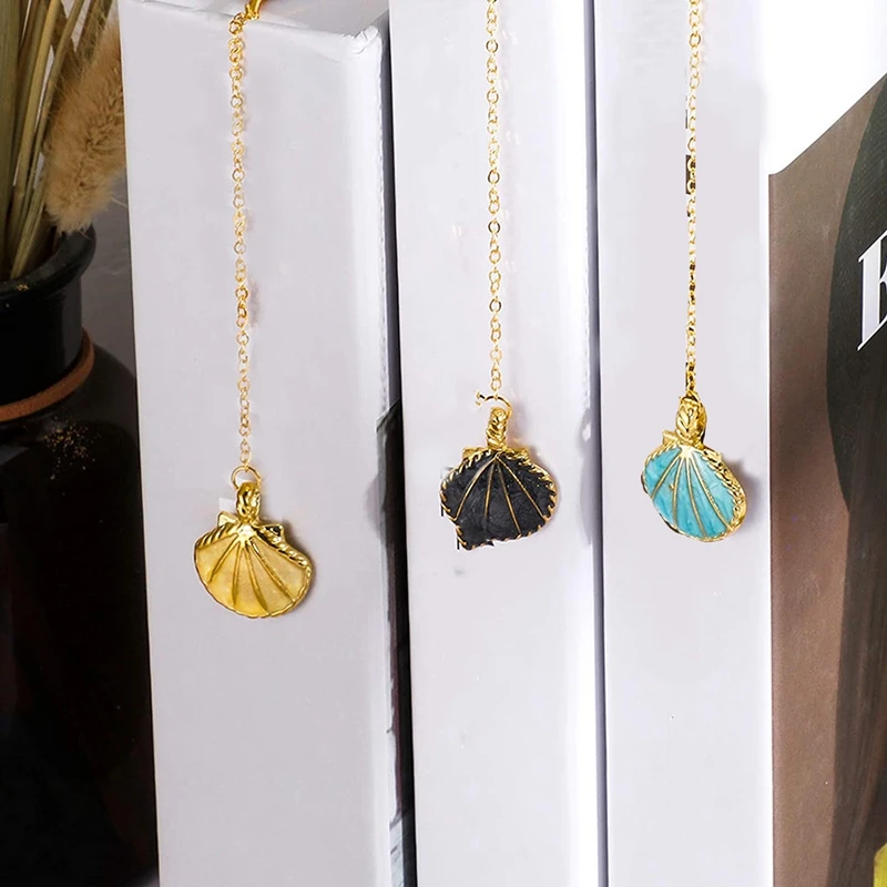 3Pcs Metal Feather Shaped Bookmarks Gold Feather Book Marks with Shell Pendant Cute Pendant Feather Bookmark School Home
3Pcs Metal Feather Shaped Bookmarks Gold Feather Book Marks with Shell Pendant Cute Pendant Feather Bookmark School Home