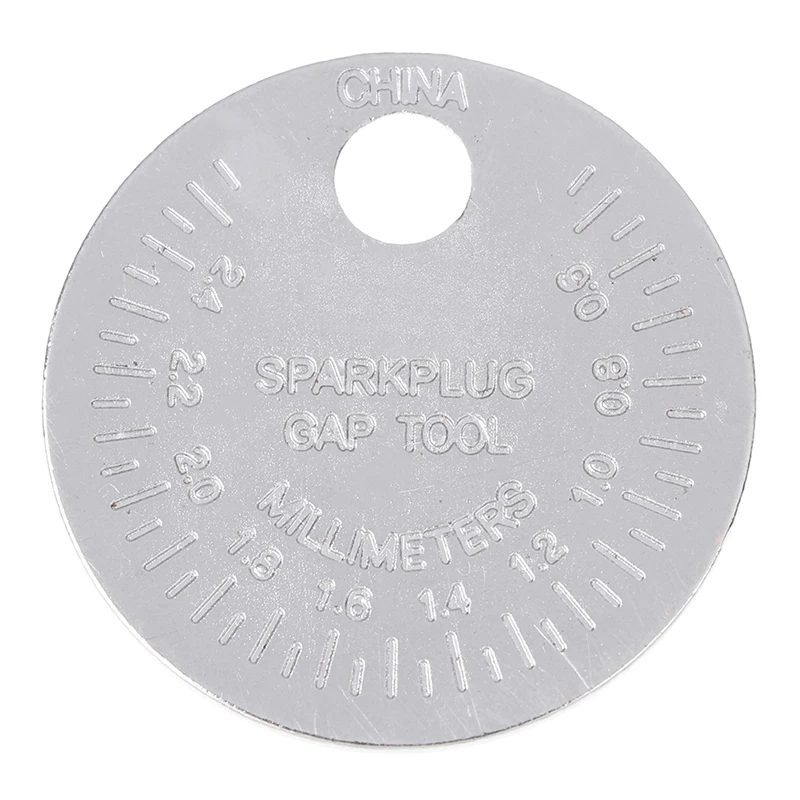 1pc Auto Ignition spark plug Gap Gauge tool Caliber Measuring Tool Currency-Type 0.6-2.4mm Range Spark Plug Gage Gap Tool Feeler
1pc Auto Ignition spark plug Gap Gauge tool Caliber Measuring Tool Currency-Type 0.6-2.4mm Range Spark Plug Gage Gap Tool Feeler