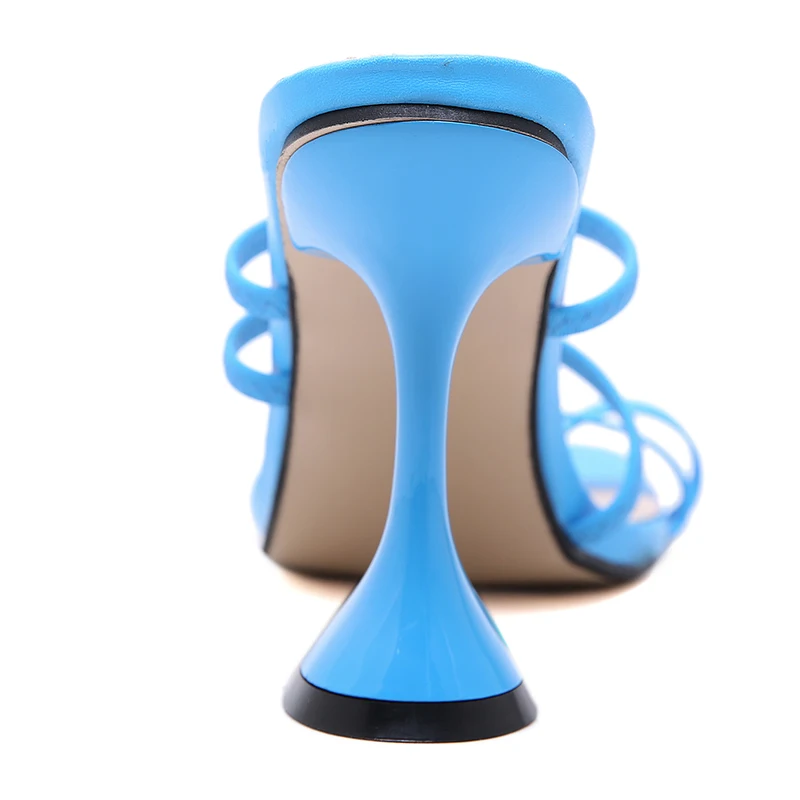 Kcenid Plus size 35-42 spike heel women's slippers square toe gladiator narrow band strap high heels summer women shoes blue
Kcenid Plus size 35-42 spike heel women's slippers square toe gladiator narrow band strap high heels summer women shoes blue