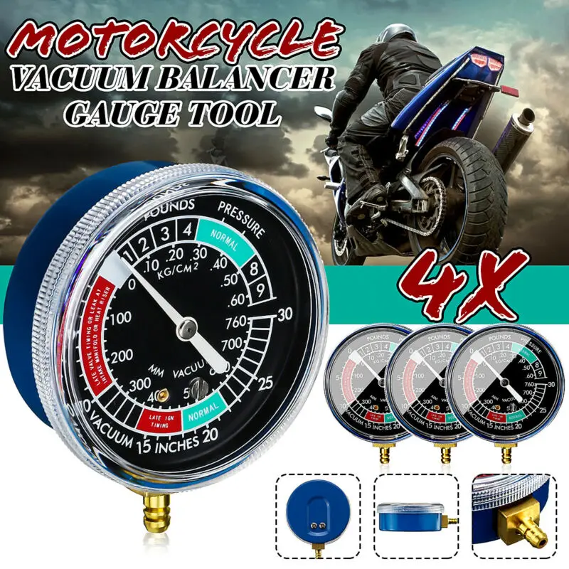 4pcs/set Motorcycle Carb Carburetor Fuel Vacuum Gauge Balancer Synchronizer Tool Motorbike Accessories
4pcs/set Motorcycle Carb Carburetor Fuel Vacuum Gauge Balancer Synchronizer Tool Motorbike Accessories