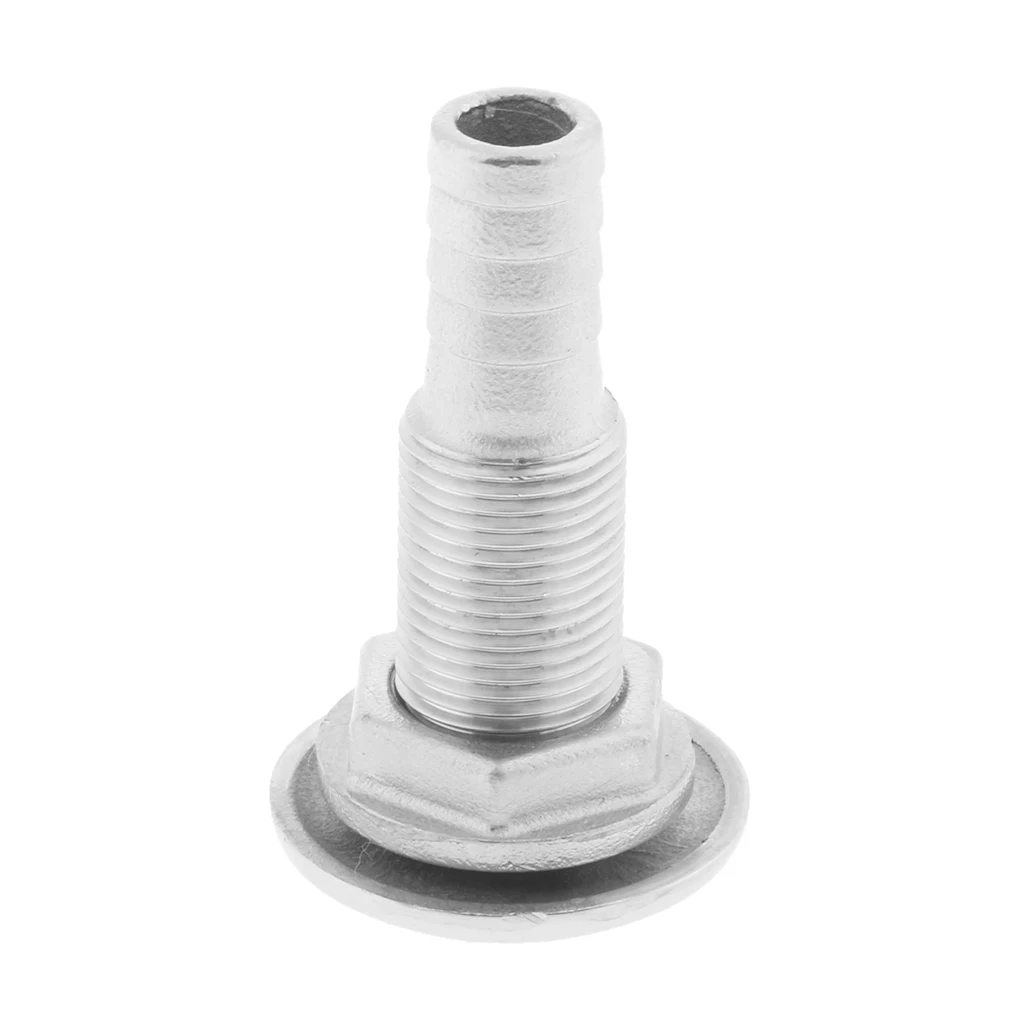 2pcs Durable 1/2 icnh 12mm Boat Thru Hull Fitting Hose Barb Drain for Marine Yacht - Stainless Steel
2pcs Durable 1/2 icnh 12mm Boat Thru Hull Fitting Hose Barb Drain for Marine Yacht - Stainless Steel