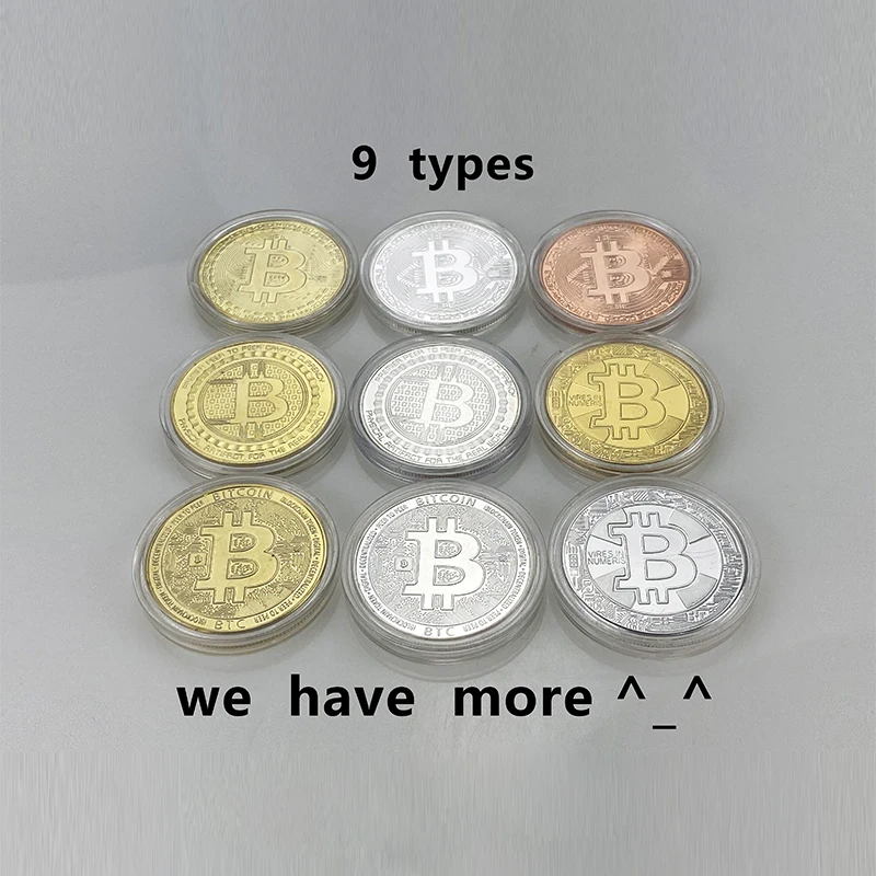 All Sets Gold Silver Plated Coins Bitcoin Ethereum Litecoin Dash Ripple Monero EOS Coin Metal Physical Commemorative Coin
All Sets Gold Silver Plated Coins Bitcoin Ethereum Litecoin Dash Ripple Monero EOS Coin Metal Physical Commemorative Coin