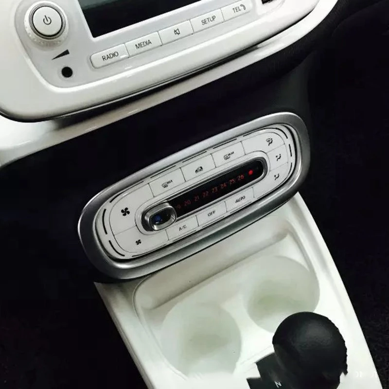 Car Styling Inner Trim Conditioning Middle Air Condition Switch Outlet Vent Hoods 1Pcs for Benz Smart Fortwo 2015-2018
Car Styling Inner Trim Conditioning Middle Air Condition Switch Outlet Vent Hoods 1Pcs for Benz Smart Fortwo 2015-2018