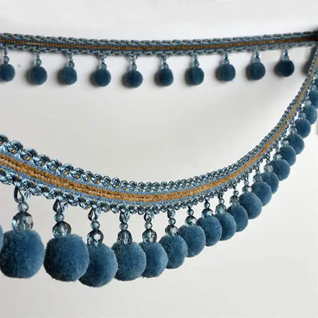 3 Meters Larger Pom Pom Bobble Trim Fringe Curtain Sewing Sofa Tassel Balls Edging Beaded Ribbon Bobble Edging Upholstery Crafts
3 Meters Larger Pom Pom Bobble Trim Fringe Curtain Sewing Sofa Tassel Balls Edging Beaded Ribbon Bobble Edging Upholstery Crafts