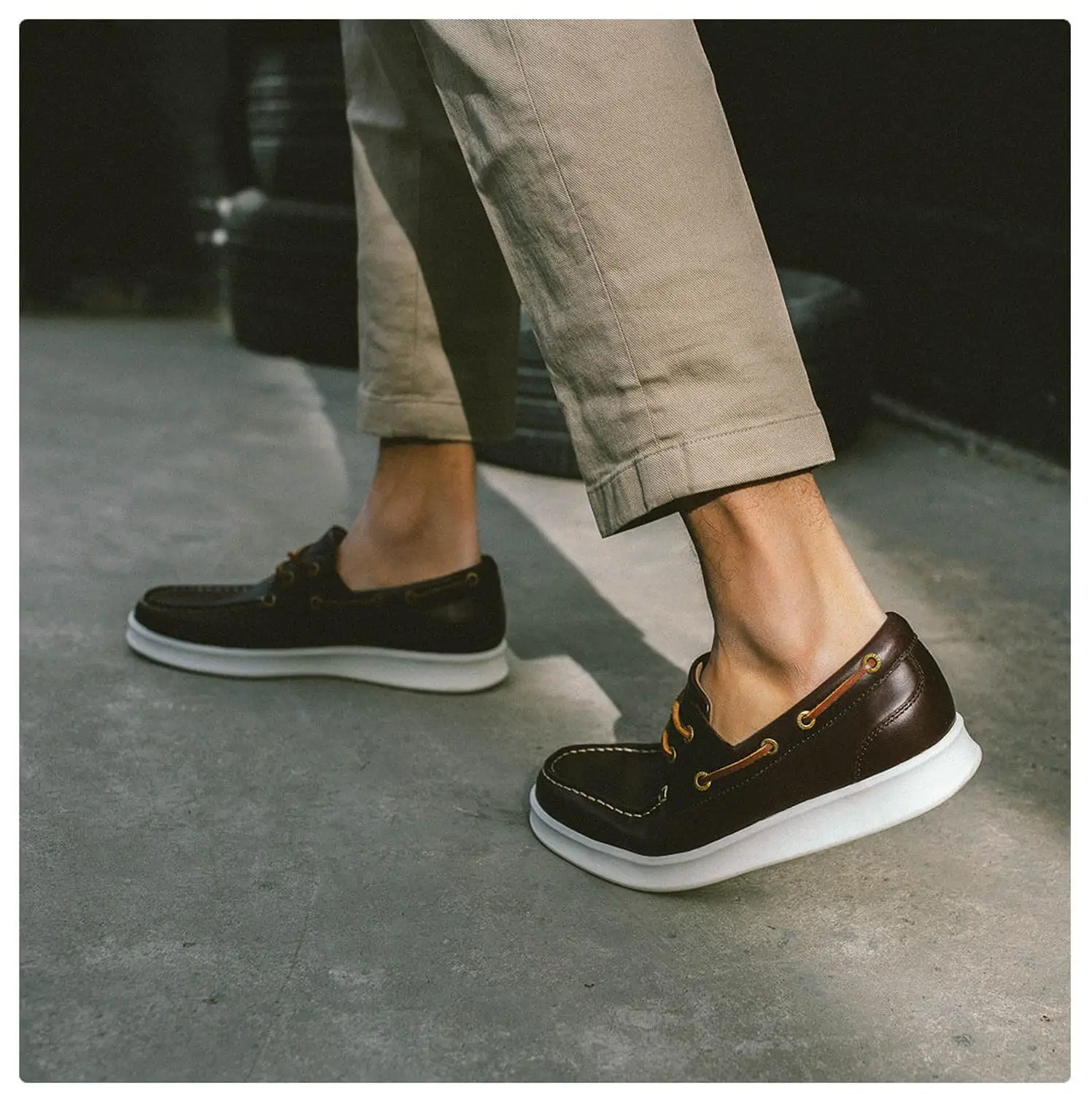 FREETIE men leisure sailing leather shoes Breathable comfort Wear-resistant rubber outsole Fashion walking sneakers smart
FREETIE men leisure sailing leather shoes Breathable comfort Wear-resistant rubber outsole Fashion walking sneakers smart