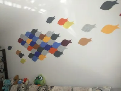 2020 NEW INS Hot 9mm Felt Fabric Cutting Fish Panttern Designer DIY Wall Sticker Polyester Adhesive Felt Texture Fabric for Wall 
2020 NEW INS Hot 9mm Felt Fabric Cutting Fish Panttern Designer DIY Wall Sticker Polyester Adhesive Felt Texture Fabric for Wall