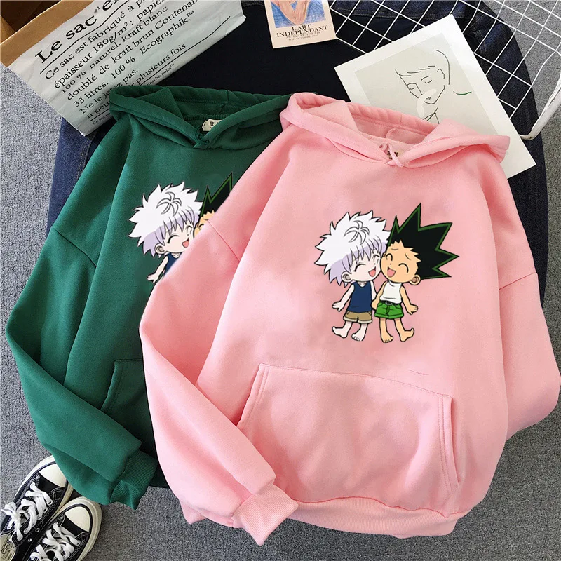 Hunter x Hunter Anime Hoodie Japanese Cartoon 2021 Winter Women Harajuku Sweatshirt Women Pullovers Long Sleeve Fashion Hot Tops
Hunter x Hunter Anime Hoodie Japanese Cartoon 2021 Winter Women Harajuku Sweatshirt Women Pullovers Long Sleeve Fashion Hot Tops
