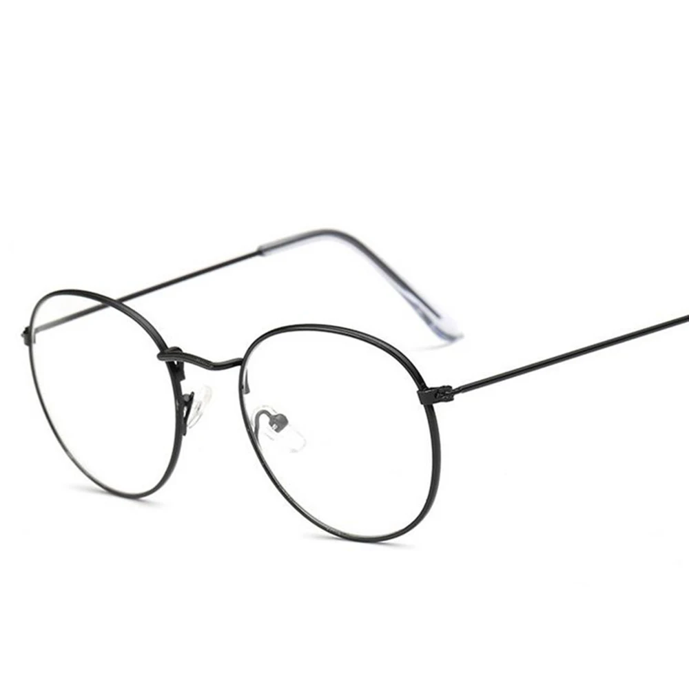 Round Glasses Frame Woman Men Glasses Retro Optical Frames Metal Clear Lens Black Silver Gold Eyeglasses Spectacle Frames
Round Glasses Frame Woman Men Glasses Retro Optical Frames Metal Clear Lens Black Silver Gold Eyeglasses Spectacle Frames