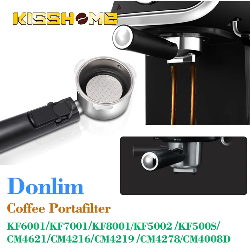 Портафильтр для кофе из нержавеющей стали Donlim официальный пивоваренный фильтр 58