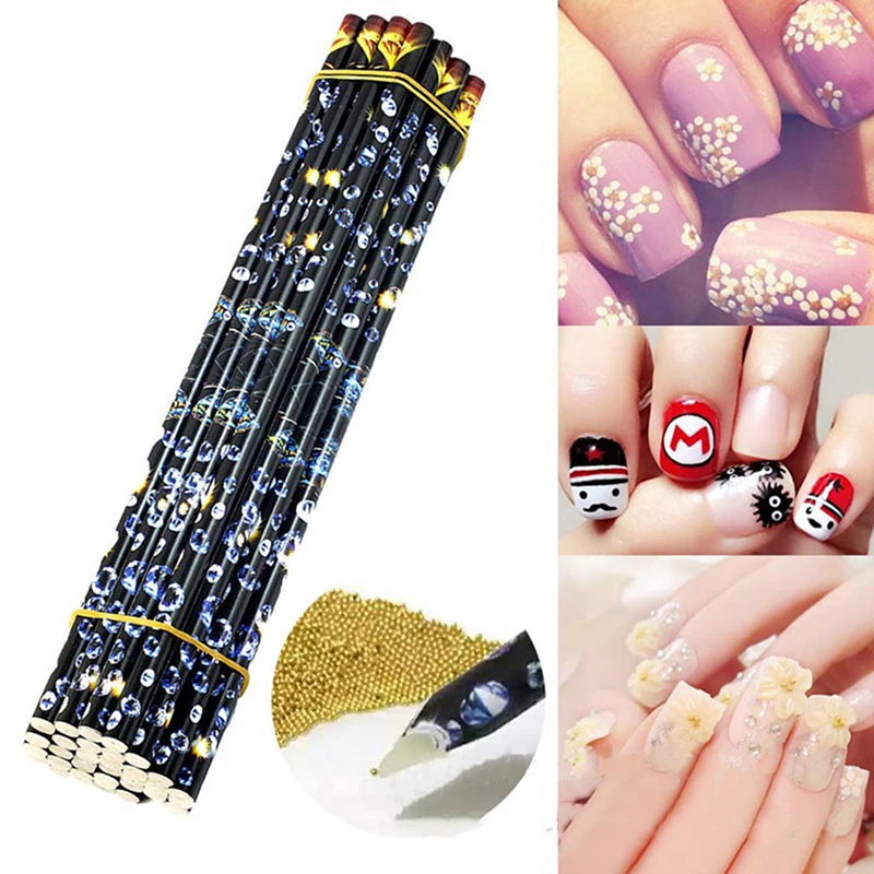 Profressional Nail Dotting Tool Beads Gems Studs Picker Nail Art Design Wax Pen Rhinestone Pick Up Point Drill Pencil Stick
Profressional Nail Dotting Tool Beads Gems Studs Picker Nail Art Design Wax Pen Rhinestone Pick Up Point Drill Pencil Stick