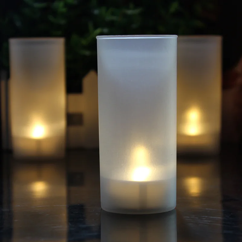 Комплект из 10 шт. Электрический Свечи чашки мерцания светодиодный Чай светильник