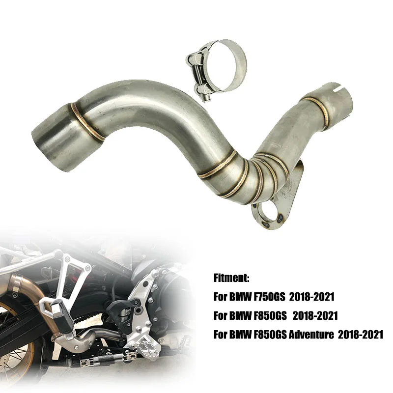 F850GS/ADV F750GS выхлопная средняя Соединительная труба катализатора удаления для BMW