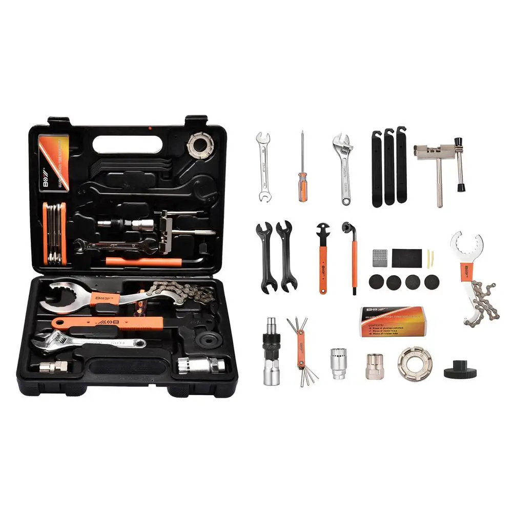 28PCS Profession Bicycle Repair Tools Kit Box Set Multi MTB Tire Chain Repair Tool Spoke Wrench Kit Screwdriver Bike Tools
28PCS Profession Bicycle Repair Tools Kit Box Set Multi MTB Tire Chain Repair Tool Spoke Wrench Kit Screwdriver Bike Tools