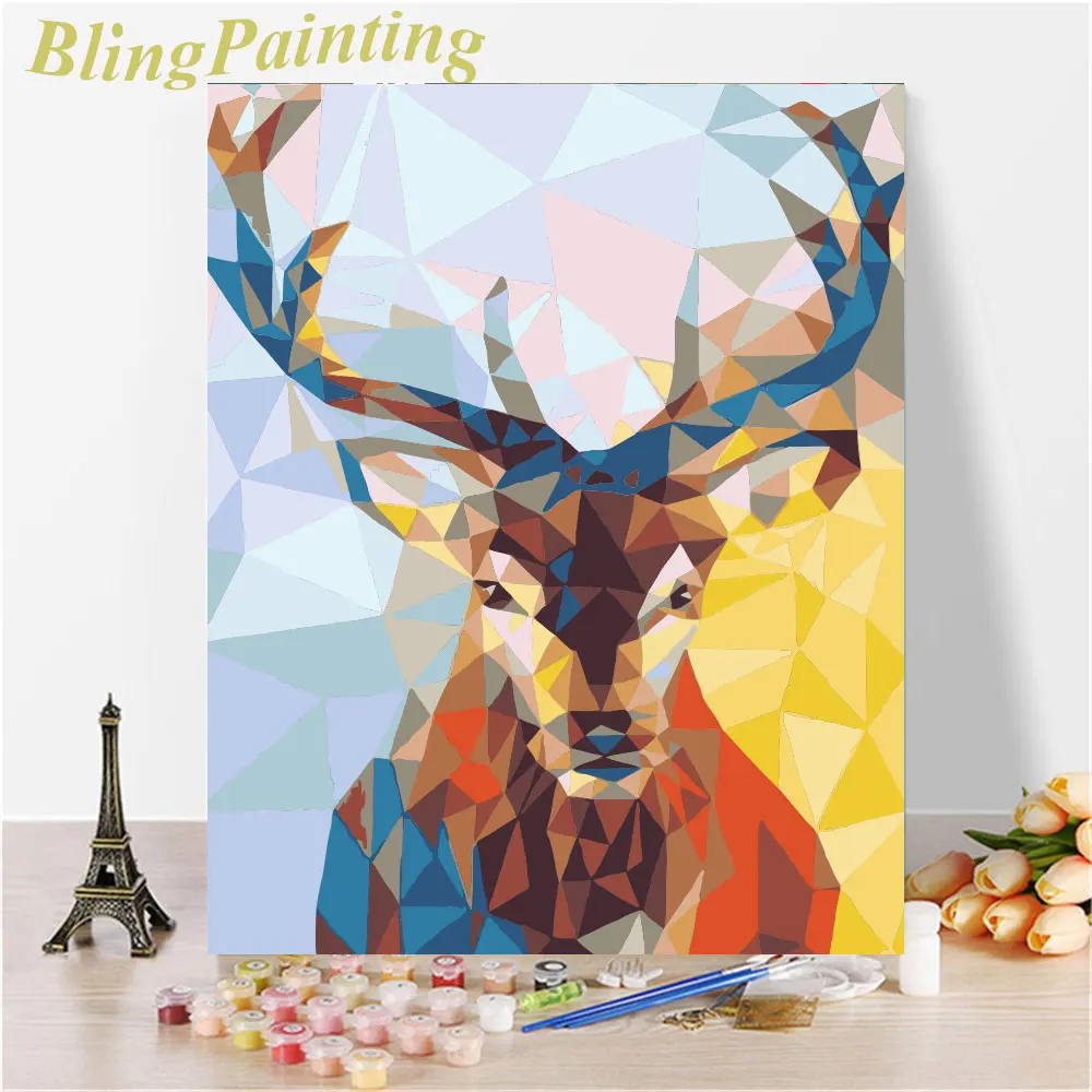Multicolored Deer Drawing Oil Painting By Numbers On Canvas Acrylic Paint Kits DIY Hand Painted Wall Art Picture Home Decor Gift
Multicolored Deer Drawing Oil Painting By Numbers On Canvas Acrylic Paint Kits DIY Hand Painted Wall Art Picture Home Decor Gift
