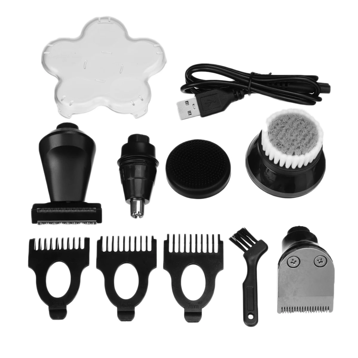 New 6 Blade 4D Electric Shaver Rechargeable Bald Head Razor Hair Trimmer 6 Floating Heads Beard Wet Dry Shaving Grooming Kit
New 6 Blade 4D Electric Shaver Rechargeable Bald Head Razor Hair Trimmer 6 Floating Heads Beard Wet Dry Shaving Grooming Kit