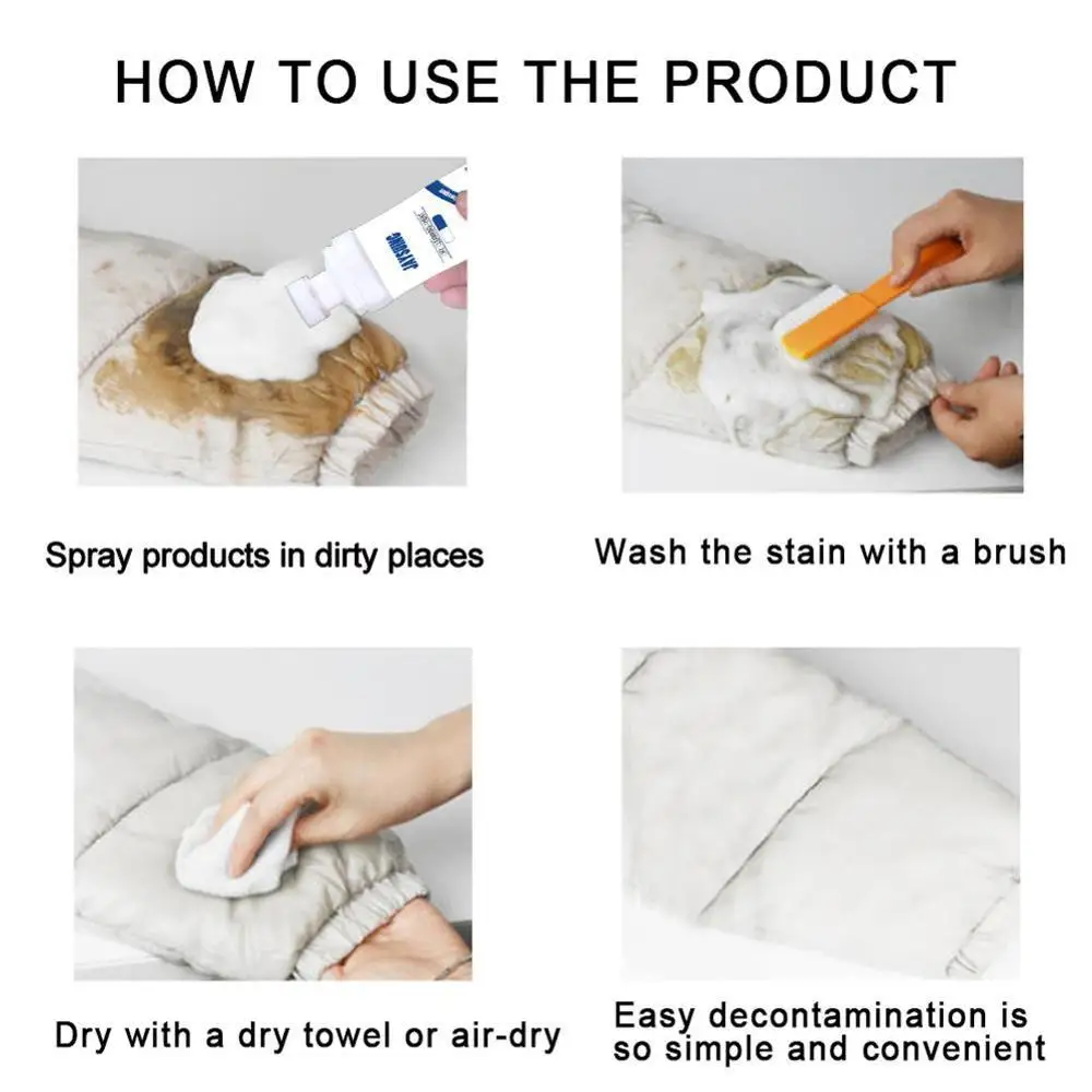 150 / 100ml Convenience Spray Down Jacket Free-Wash Waterless Foam Household Cleaning Dry Duvet Liquid Cleaning Agent
150 / 100ml Convenience Spray Down Jacket Free-Wash Waterless Foam Household Cleaning Dry Duvet Liquid Cleaning Agent
