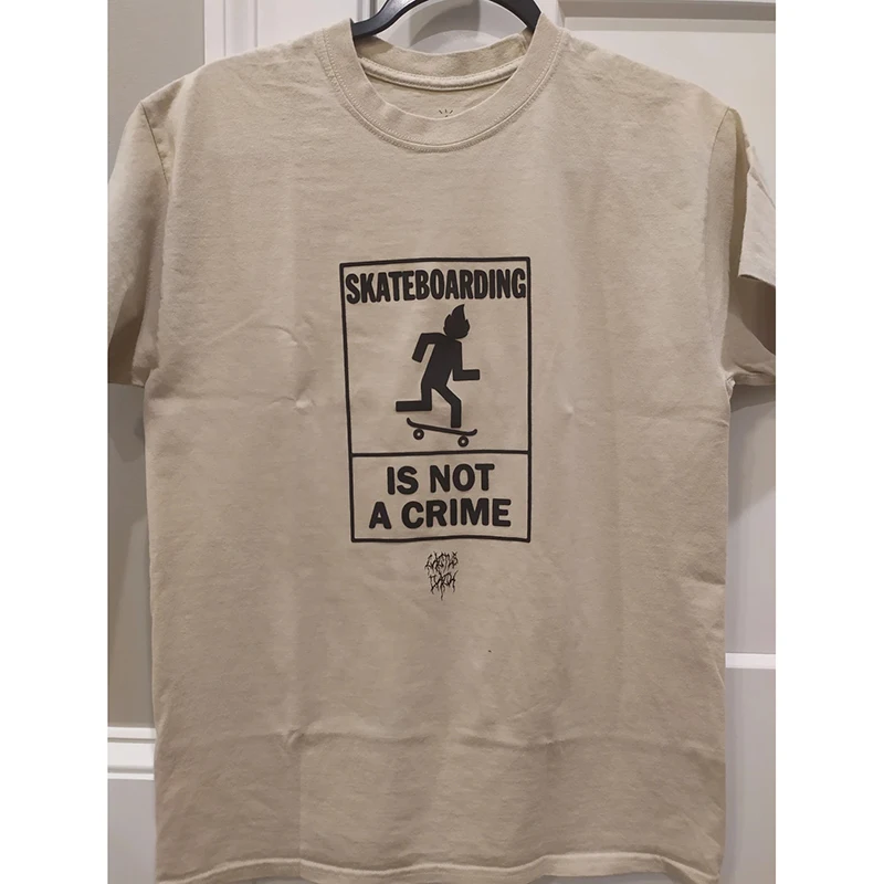 Cactus Jack Travis Scott Skateboarding is not a crime T-Shirt Men Women Tops Tees Cactus Jack Cotton Short Sleeve T-Shirt Men
Cactus Jack Travis Scott Skateboarding is not a crime T-Shirt Men Women Tops Tees Cactus Jack Cotton Short Sleeve T-Shirt Men